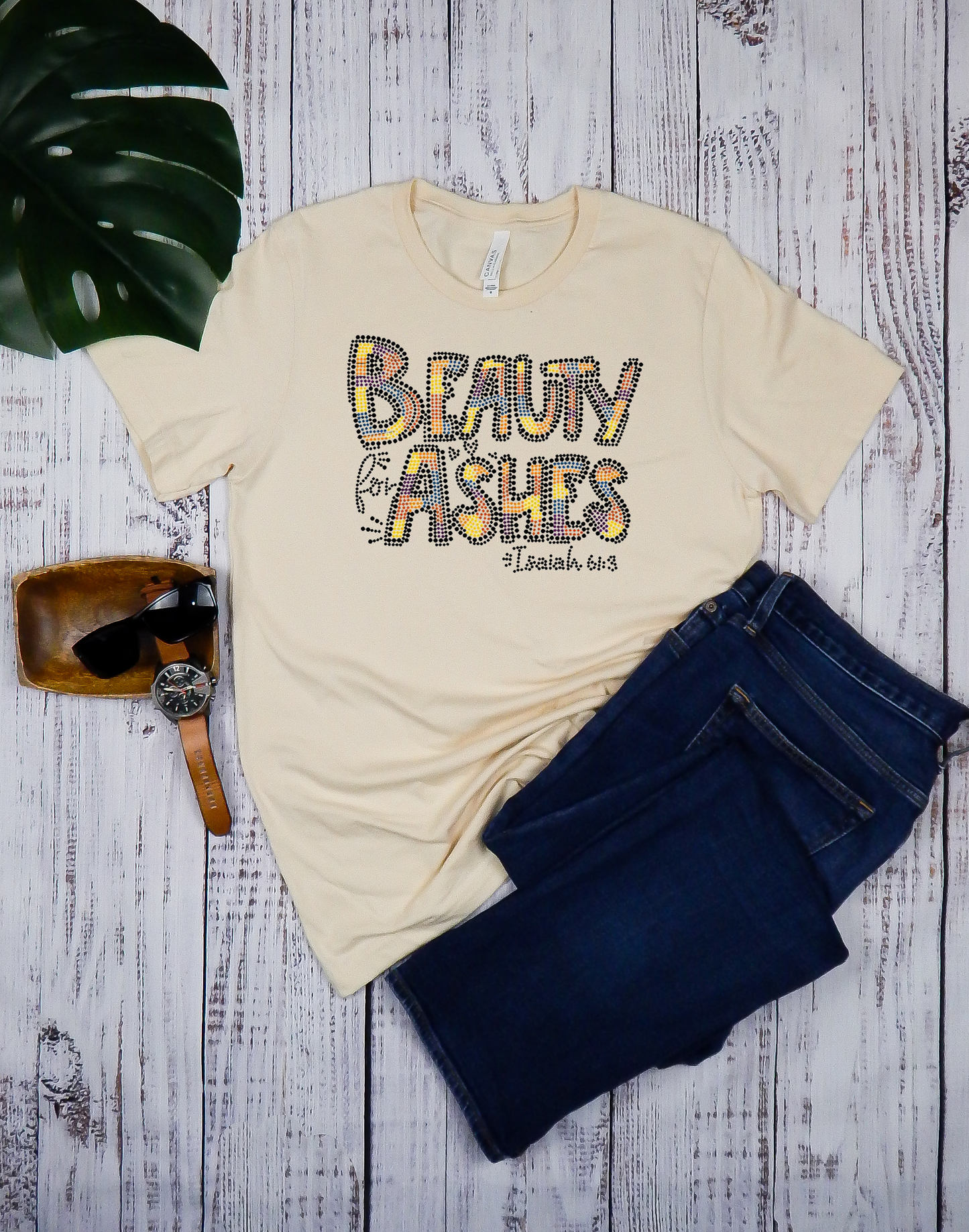 Beauty for Ashes rhinestone t-shirt