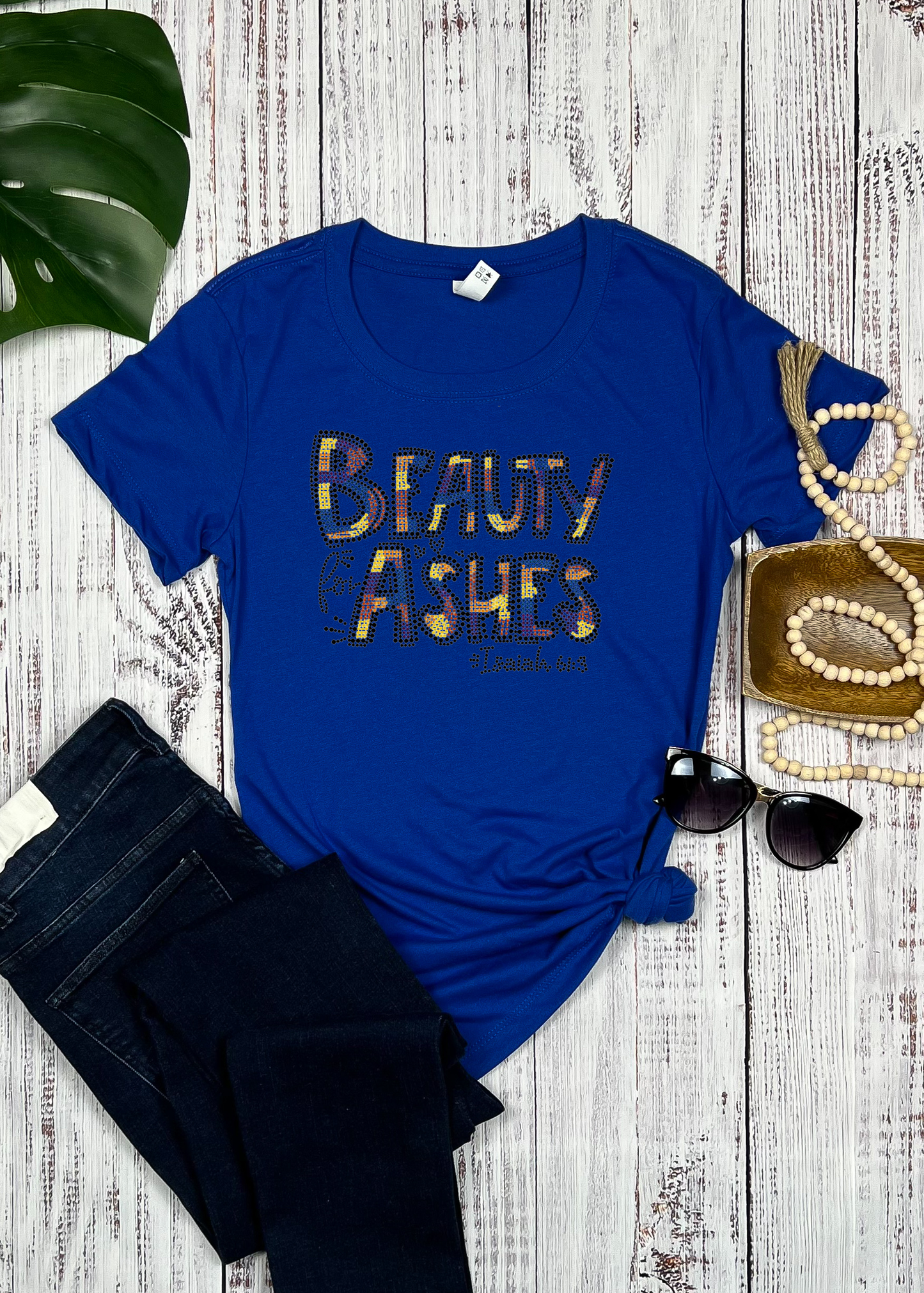 Beauty for Ashes rhinestone t-shirt