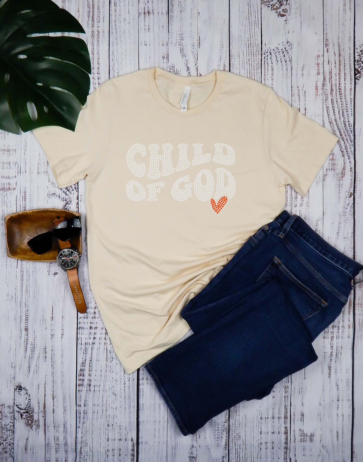 Child Of God <3 rhinestone t-shirt
