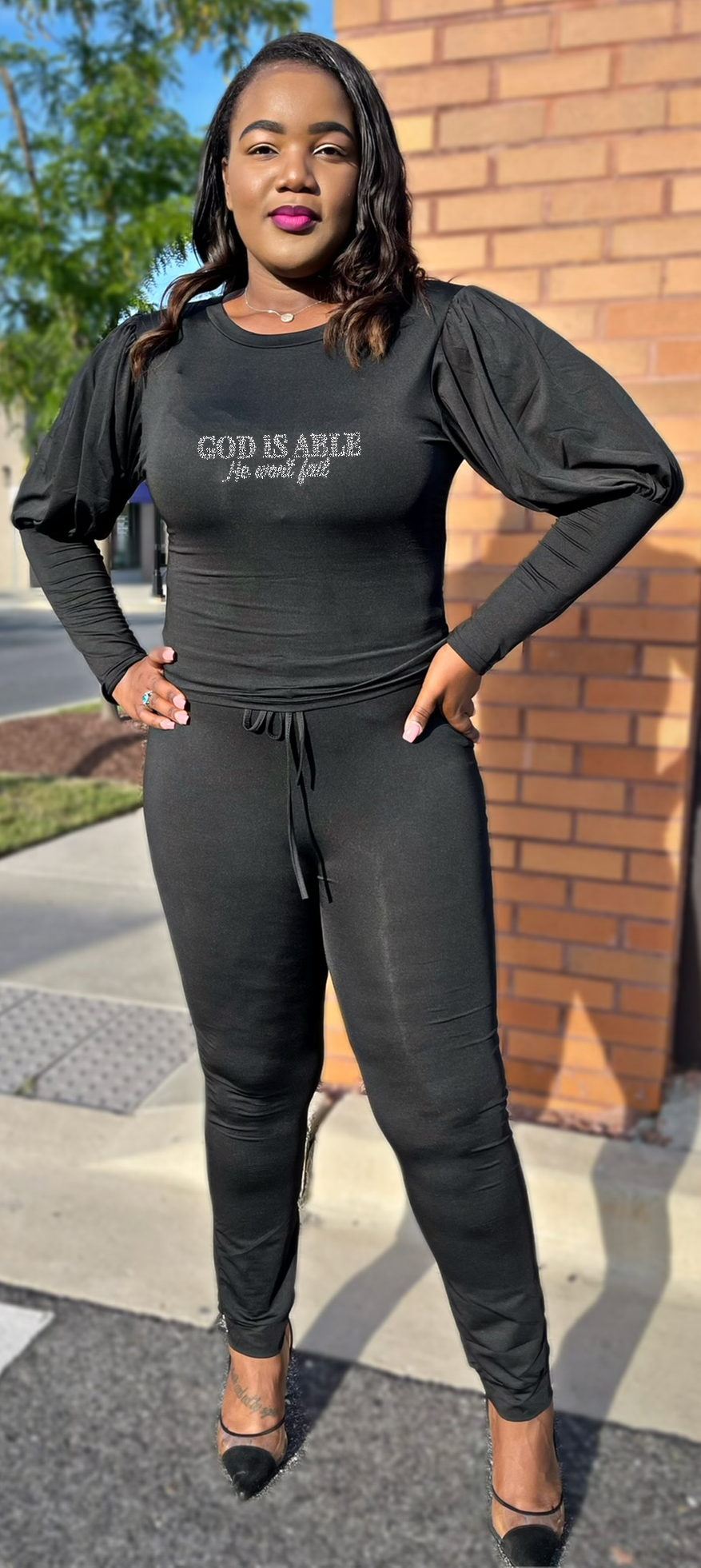God is able Jogger set