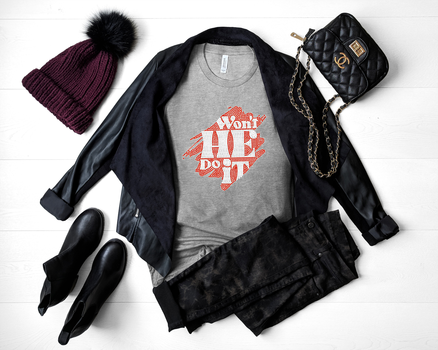 Won't He Do It Rhinestone T-Shirt
