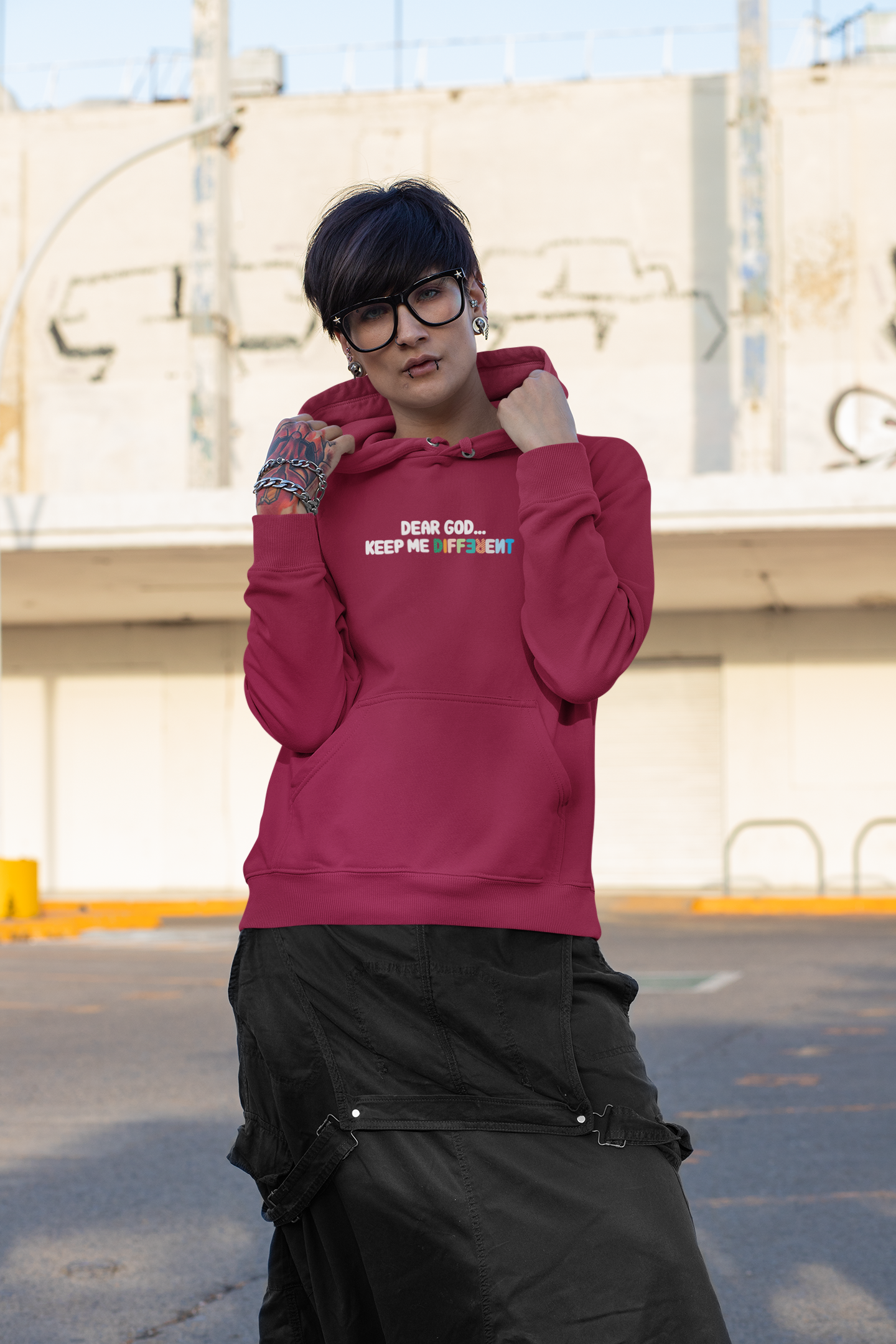 Dear God Keep Me Different Hoodie