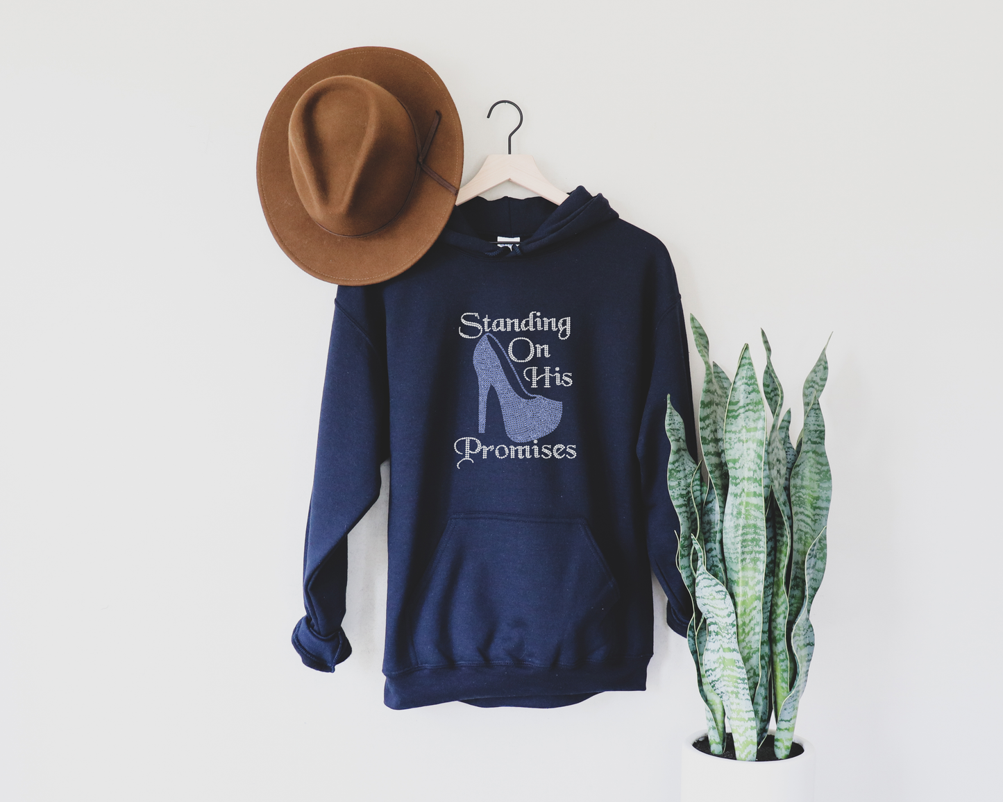 Standing on His Promise Rhinestone hoodies/sweatshirts