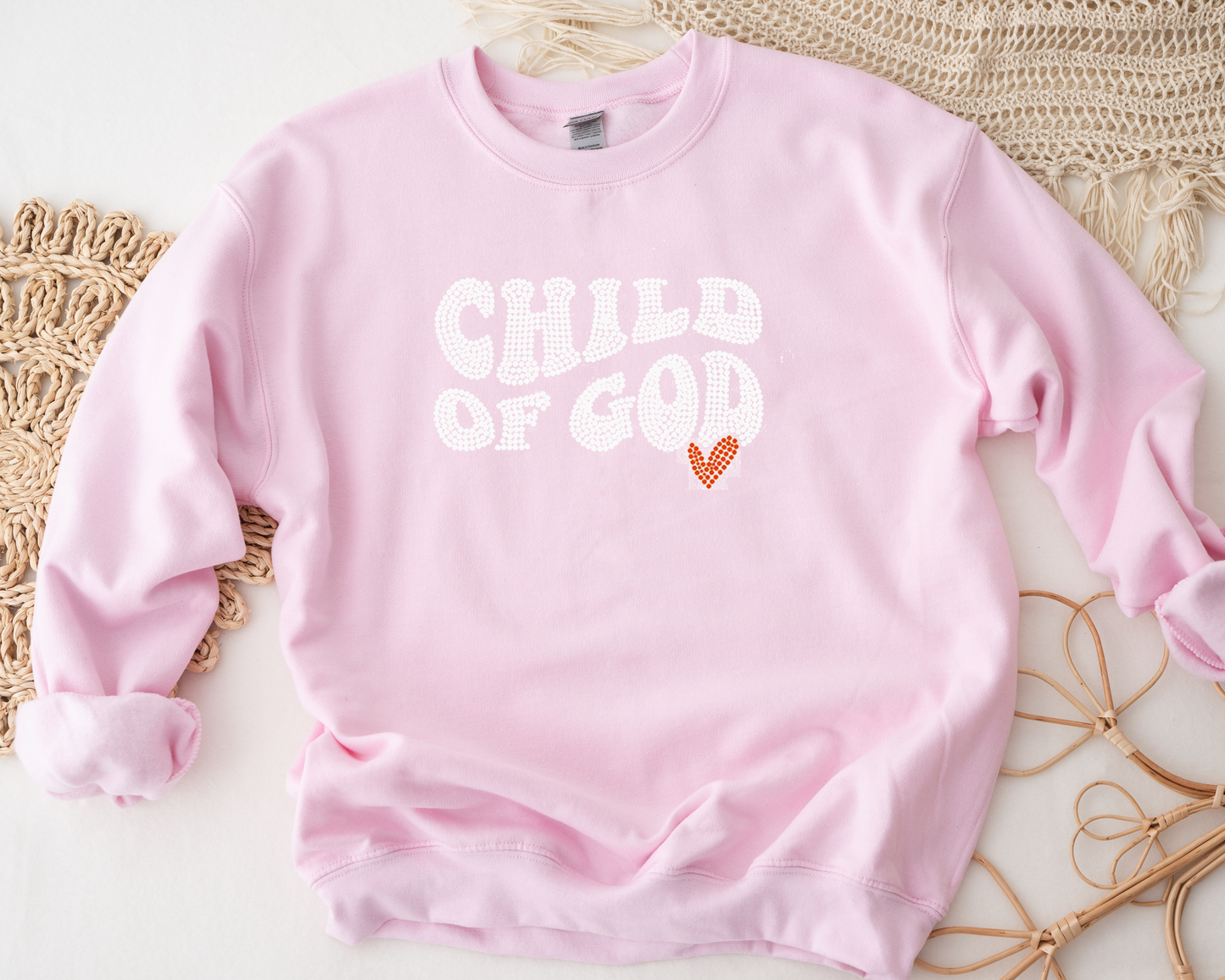 Child of God Rhinestone hoodies/sweatshirts