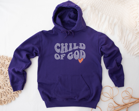 Child of God Rhinestone hoodies/sweatshirts