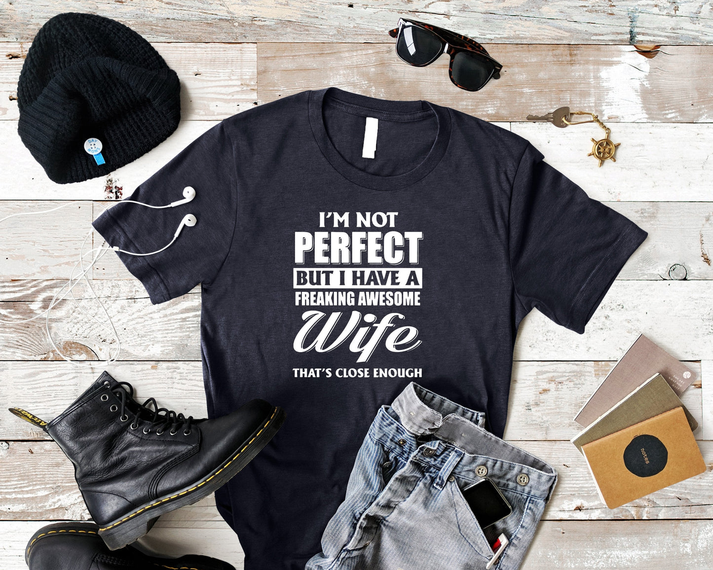 Awesome Wife Screen Print T-Shirt